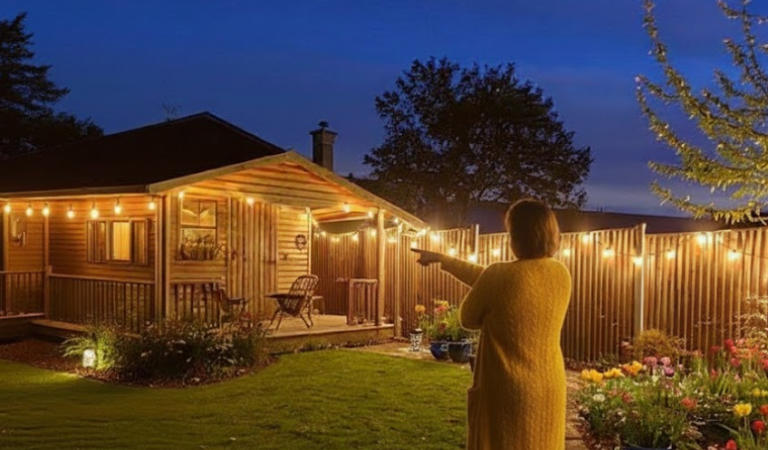 My Neighbor Threatened Me to Take Down My Garden Lights, Saying They Disturbed Her Sleep – Minutes Later, Karma Made Her Beg