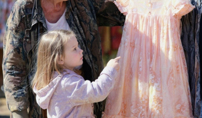 I Bought a Dress for a Little Girl at a Flea Market — The Very Next Day, a Knock at My Door Stopped Me Cold