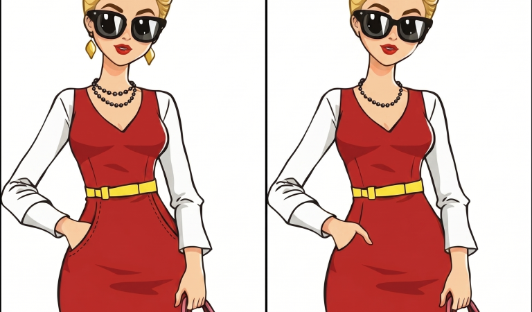 Only 1% of observers can spot all 5 differences in this stylish photo