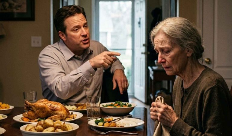 At sunday dinner, my son said, “your job is to watch our children for free. if you don’t like it, the door is right there”